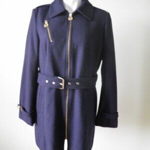 Michael Michael Kors  wool blend coat with zipper closure